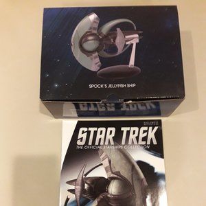 Eaglemoss Star Trek Spock's Jellyfish Ship model With Magazine